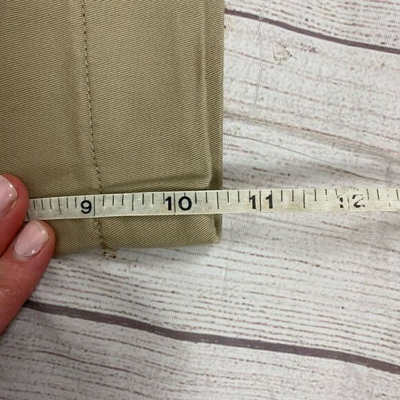 St John’s Bay men 52 regular New cotton blend comfort stretch cargo shorts tan - Picture 9 of 10